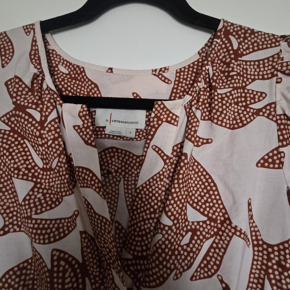 Somerset Print Maxi Dress - Rust and White - Picture 2 of 3